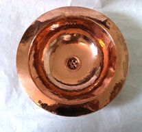 koppparhandfat rund